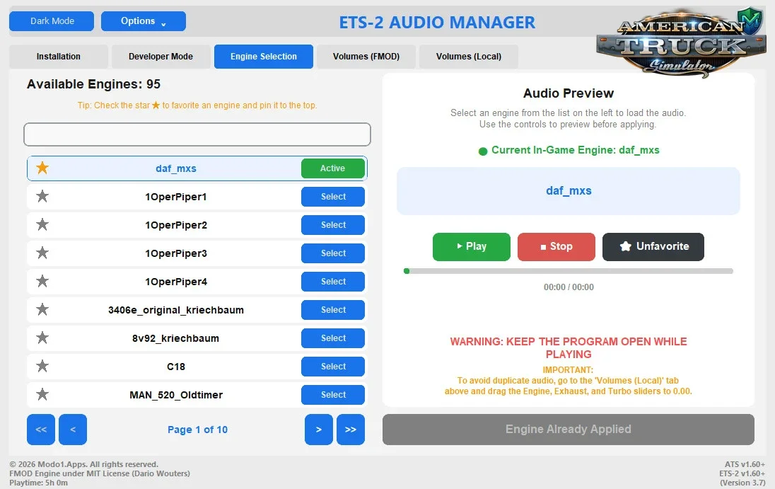 Audio Manager V4.5 3