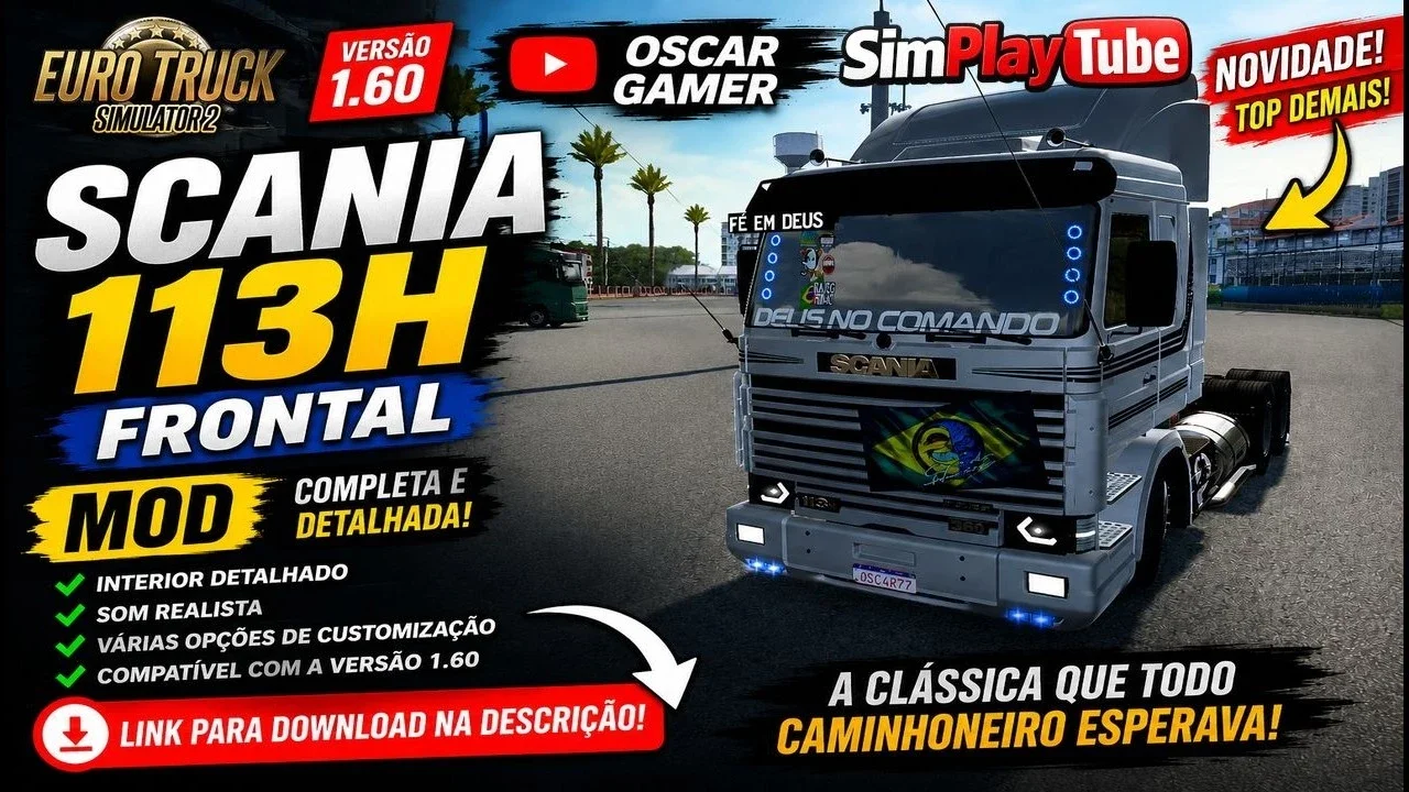 Scania 113 Frontal Oscar Gamer BQ 1.60