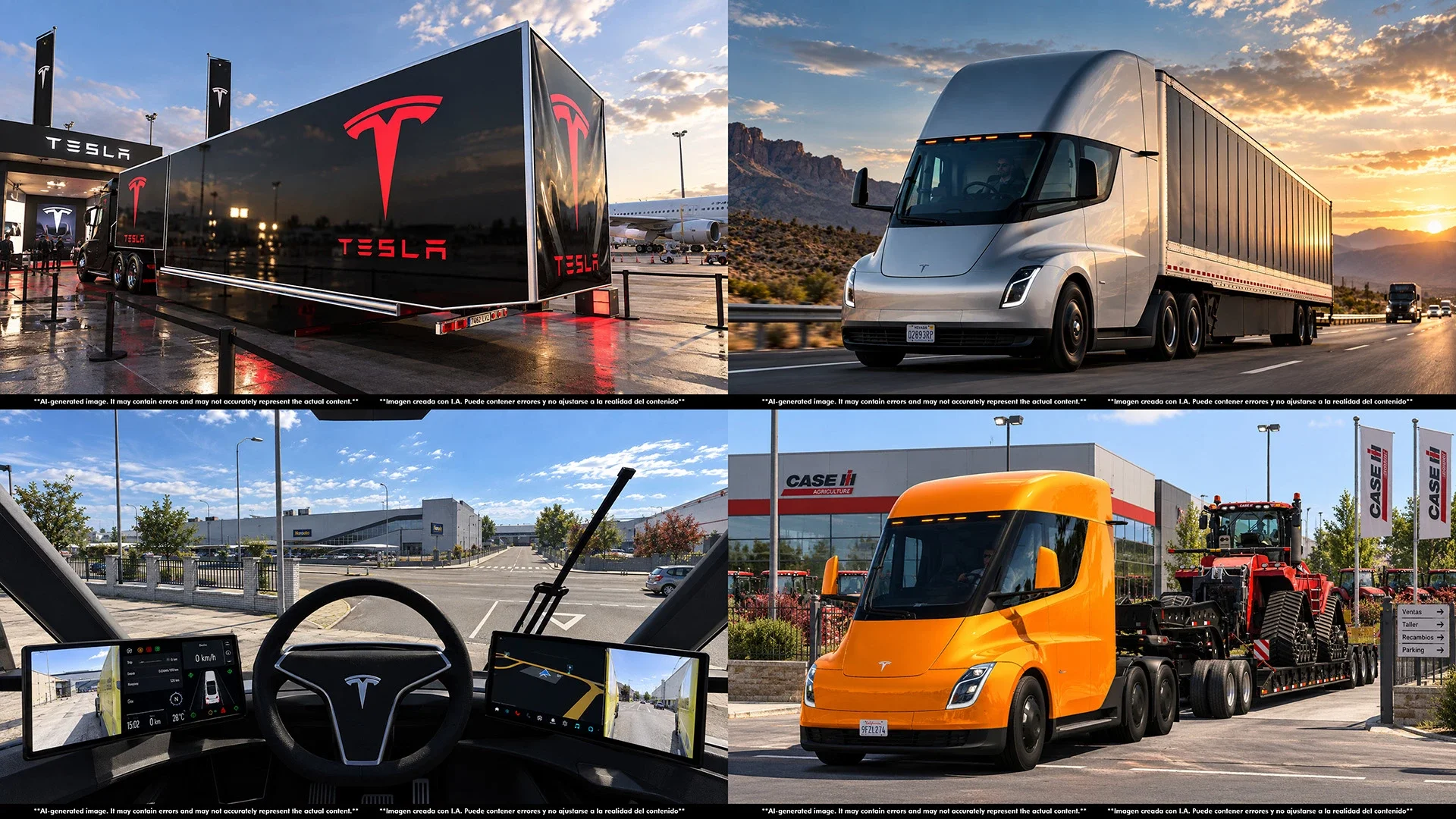 Tesla Semi Truck 2019 + Trailer v3.0 2