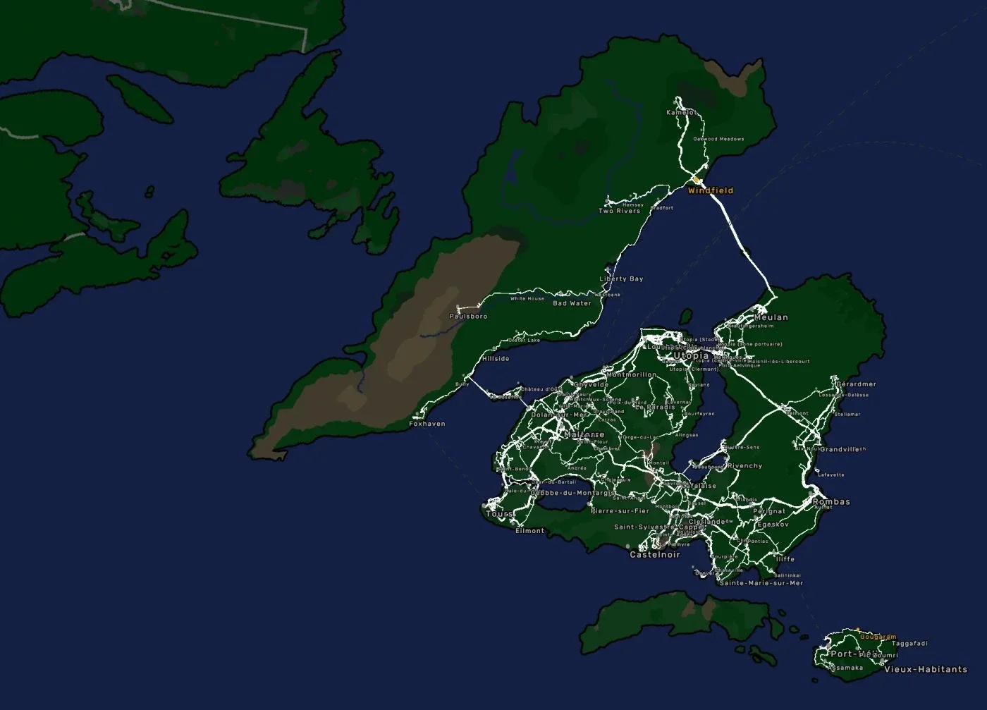 Global Background Map Grand Utopia+ v2.6.1