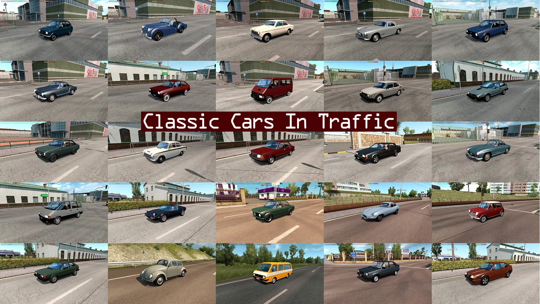 Classic Cars Traffic Pack v11.6.12 2