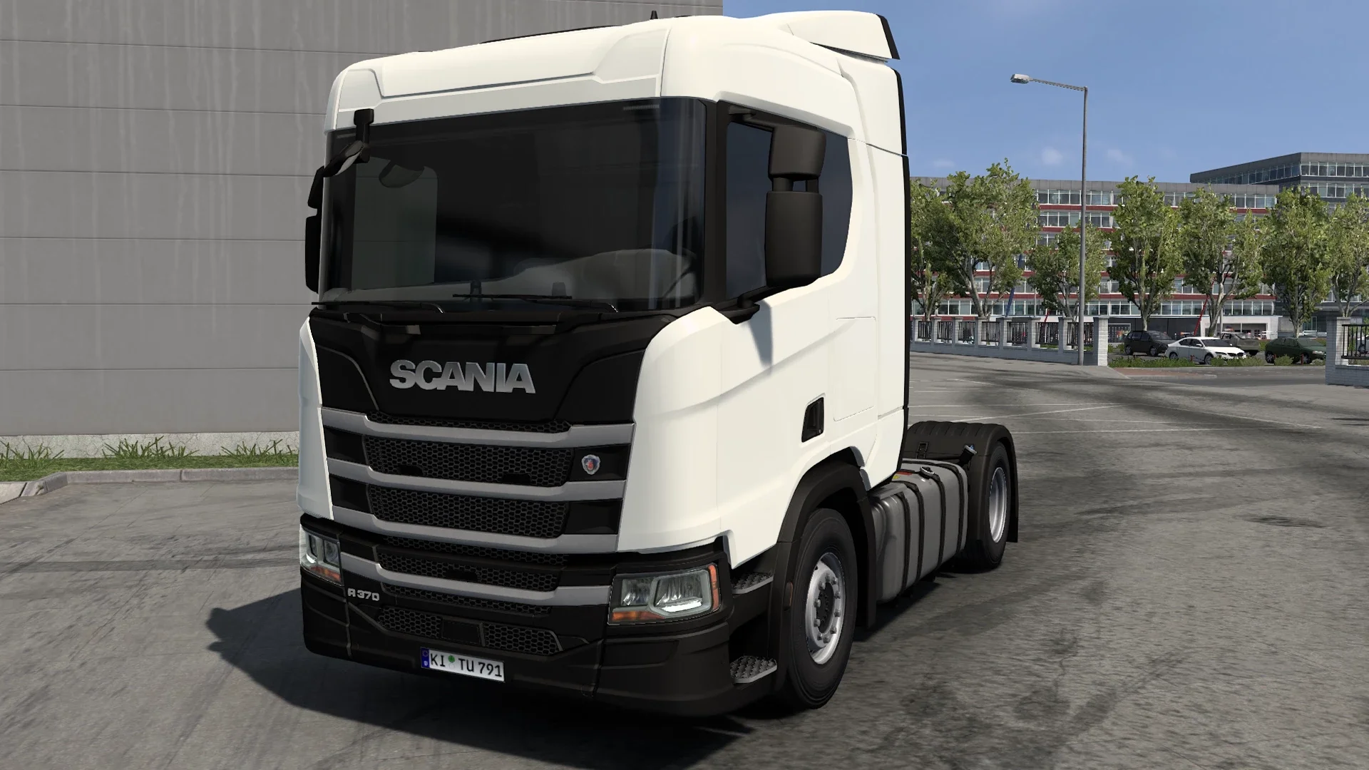 Scania NG S/R Complete Front Plate v1.58