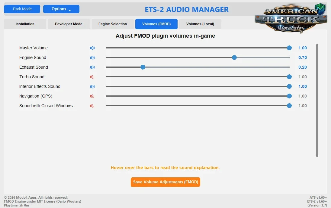 Audio Manager V4.5 4