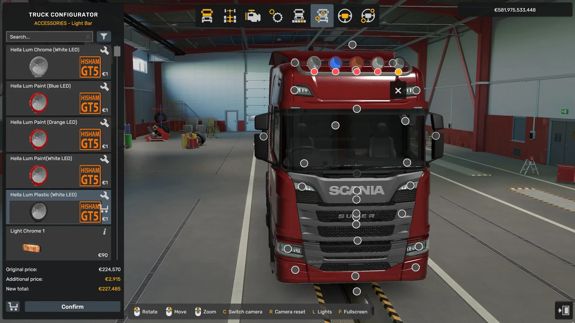 Hella Luminator Chromium Light Pack 2