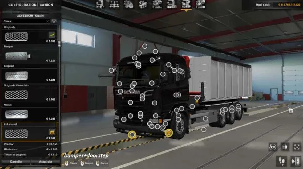 Hooklift Addon for Scania RJL S 3