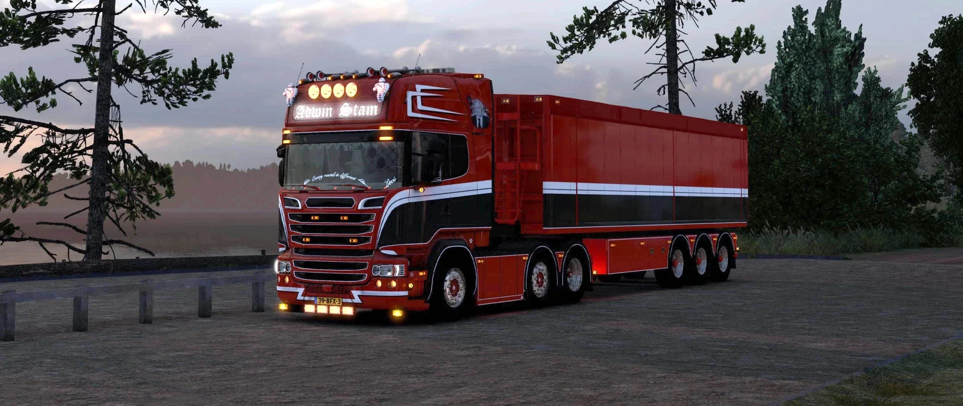 Scania R580 Adwin Stam v8.0