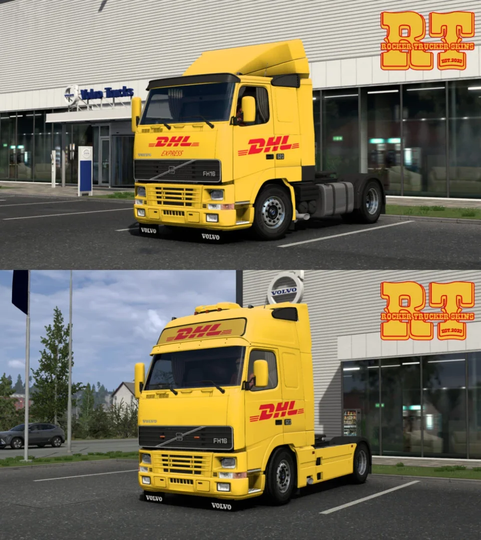 DHL Skins for Volvo FH 1/2/3 v1.0