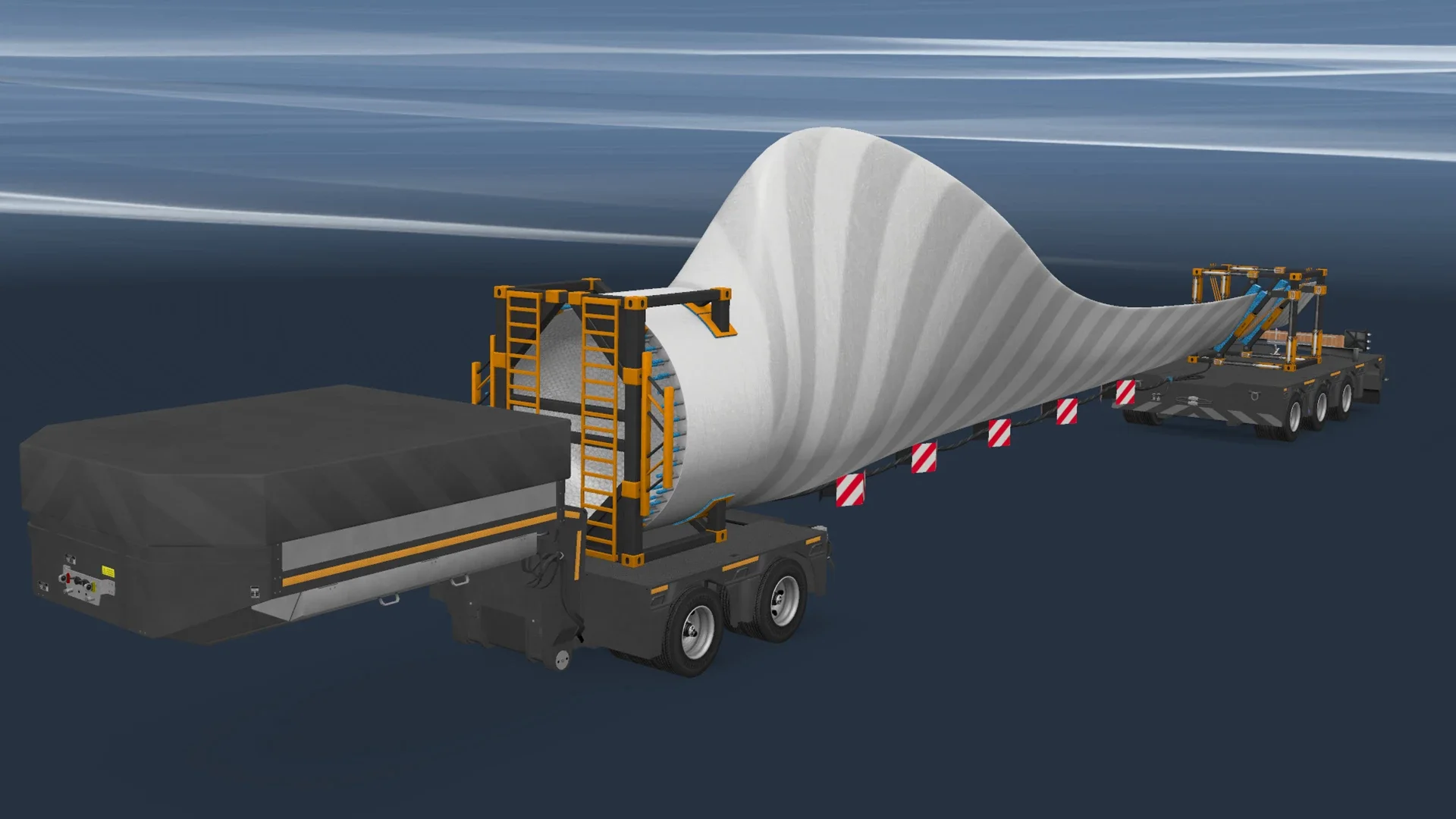 20.2 Meter Windmill Blade Cargo for Lowloader 2