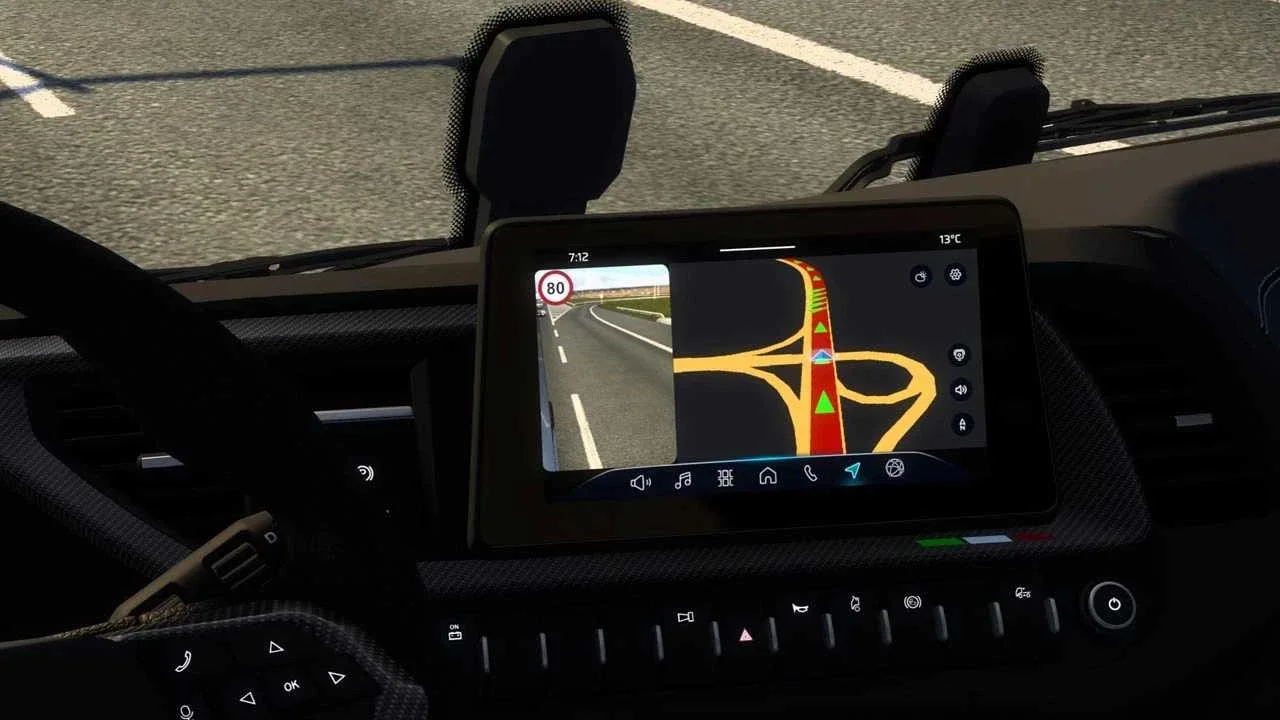 Iveco S-Way Improved Dashboard