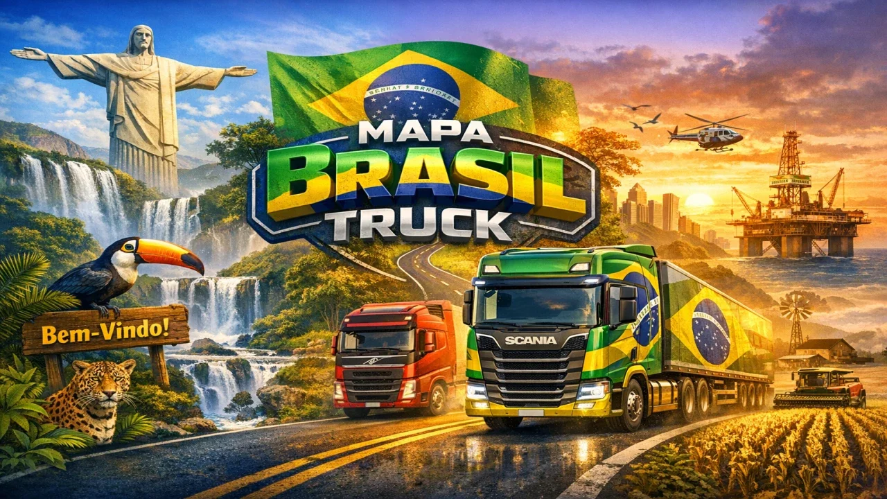 Mapa Brasil Truck v1.0 3