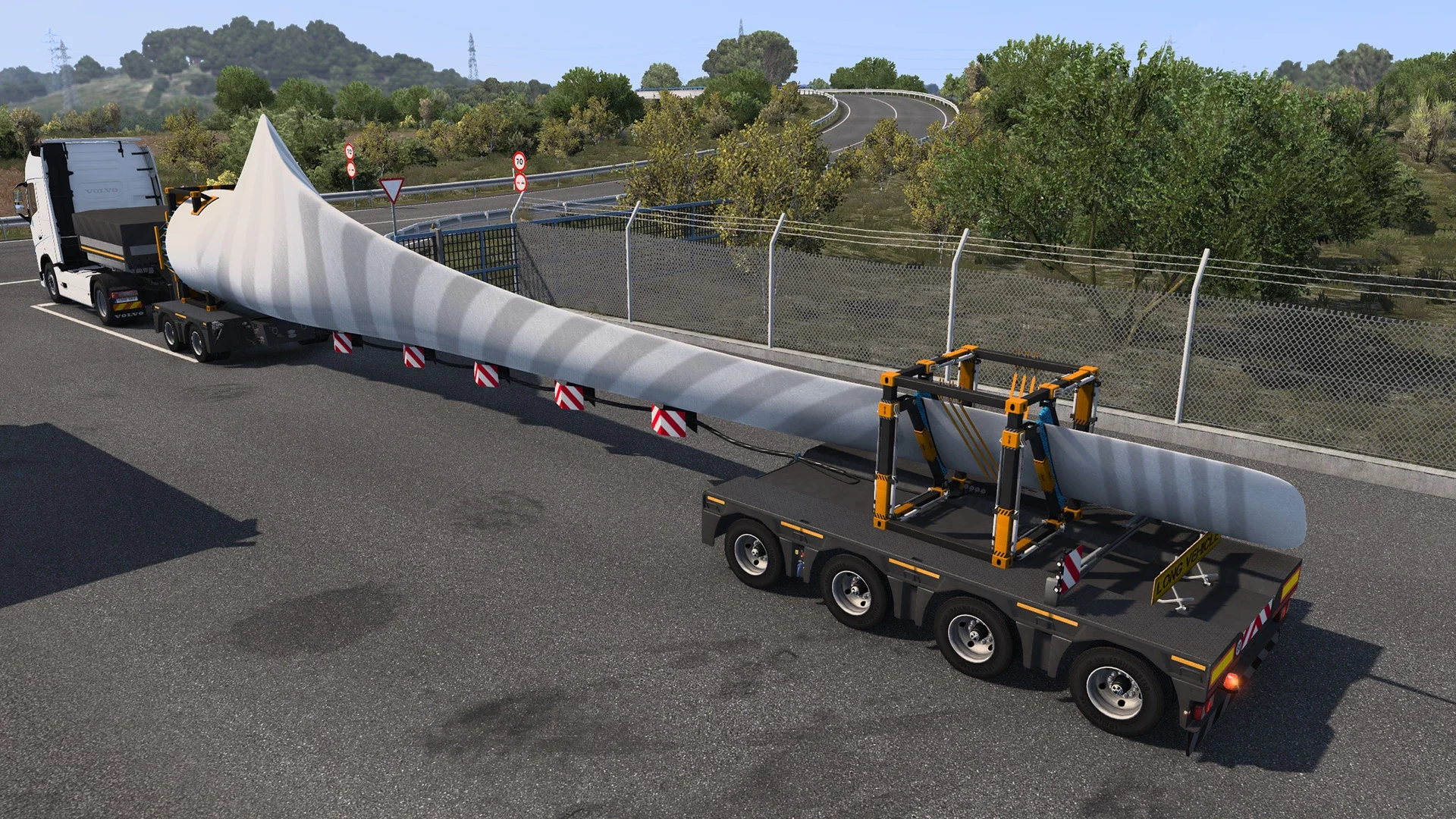 20.2 Meter Windmill Blade Cargo for Lowloader