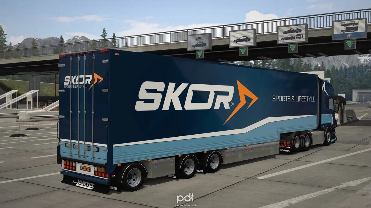 Scania R560 + Trailer SKOR v1.1