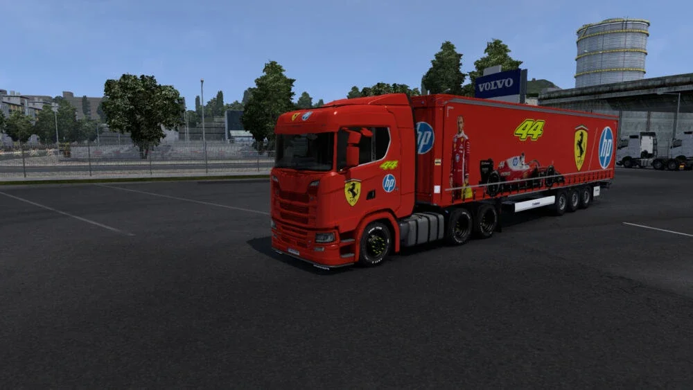 Ferrari Scania S and Profiliner Skin Pack v1.0