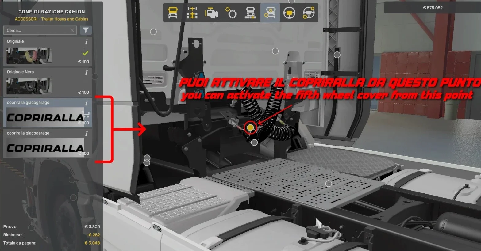 Scania S Fifth Wheel Cover v1.0 2