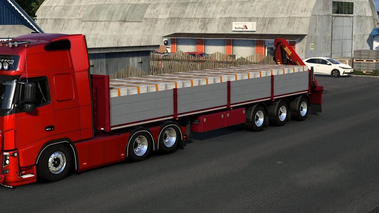 SCS crane trailer 3 steer axle v1.1 2