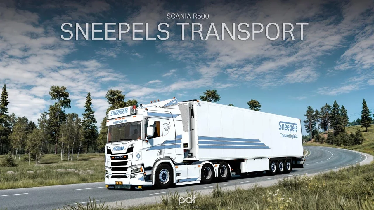 Scania R500 Sneepels Transport + Trailer v14 2