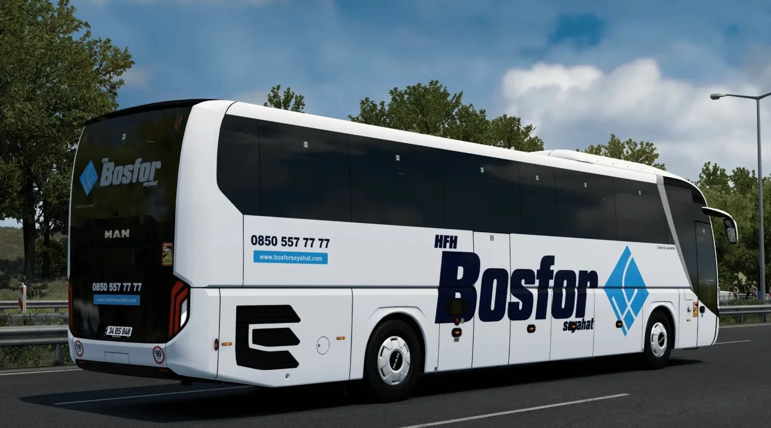 Man Lions Coach Euro 6 Bosfor Tourism Skin v1.0 2
