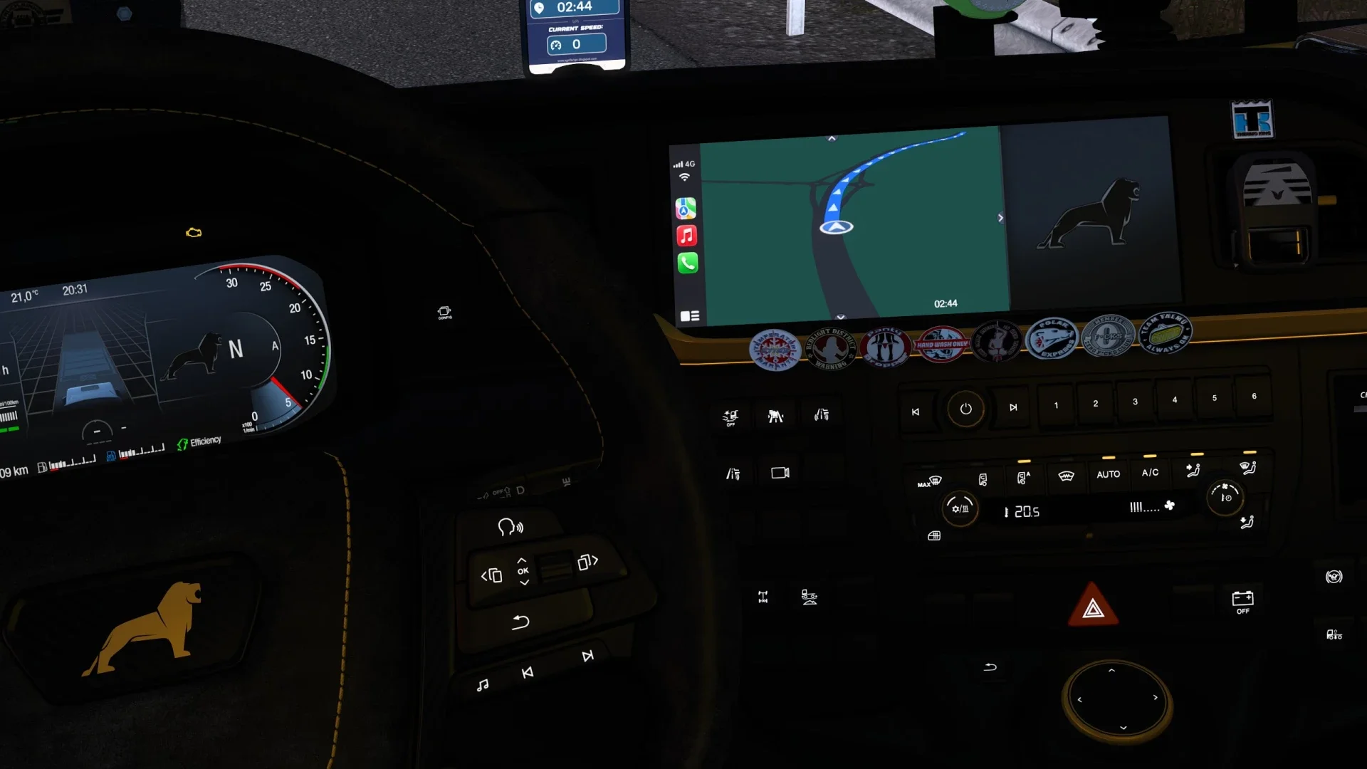 CarPlay for MAN TGX 2020 v1.5