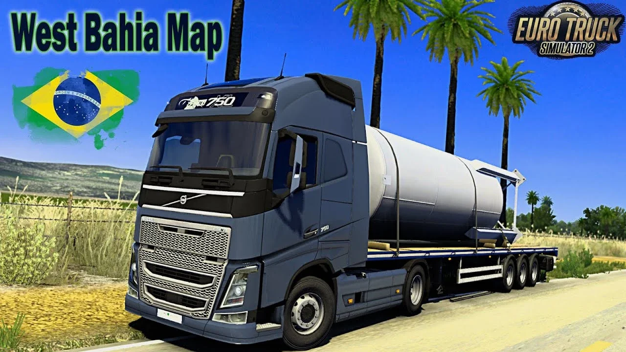 West Bahia Map Of Brazil