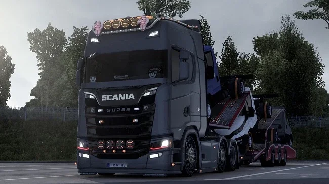 Scania V8 Open Pipe Sound SJ Concept v0.9