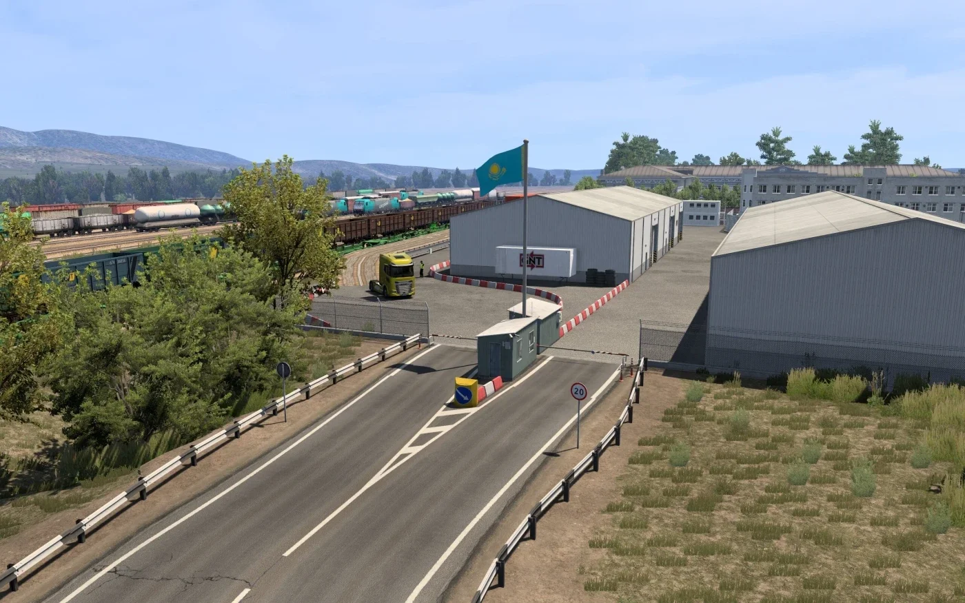 Promods Great Steppe to Seven Rivers Map Train Connection v1.0 2