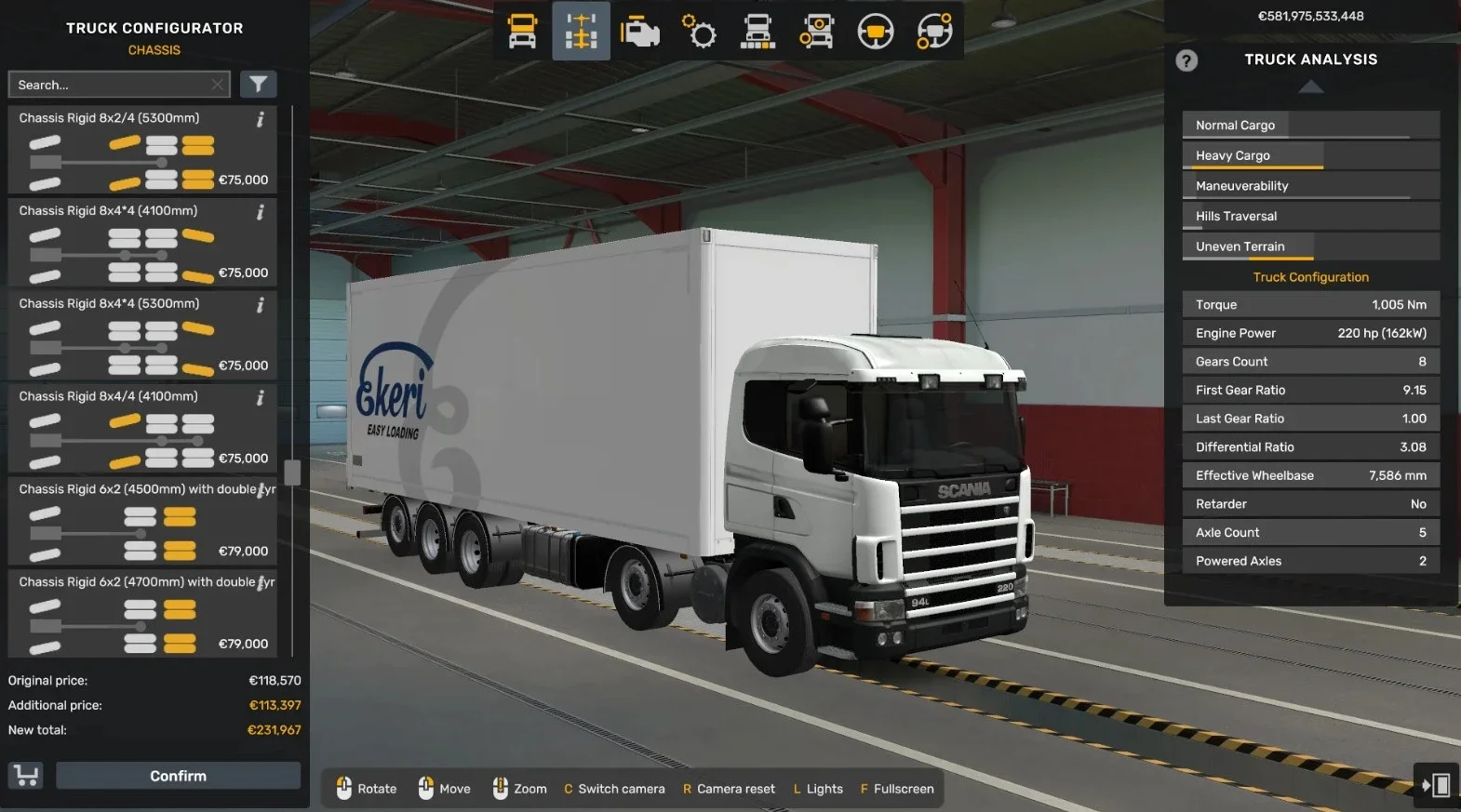 Tandem Addon for Scania RJL RS R4 2