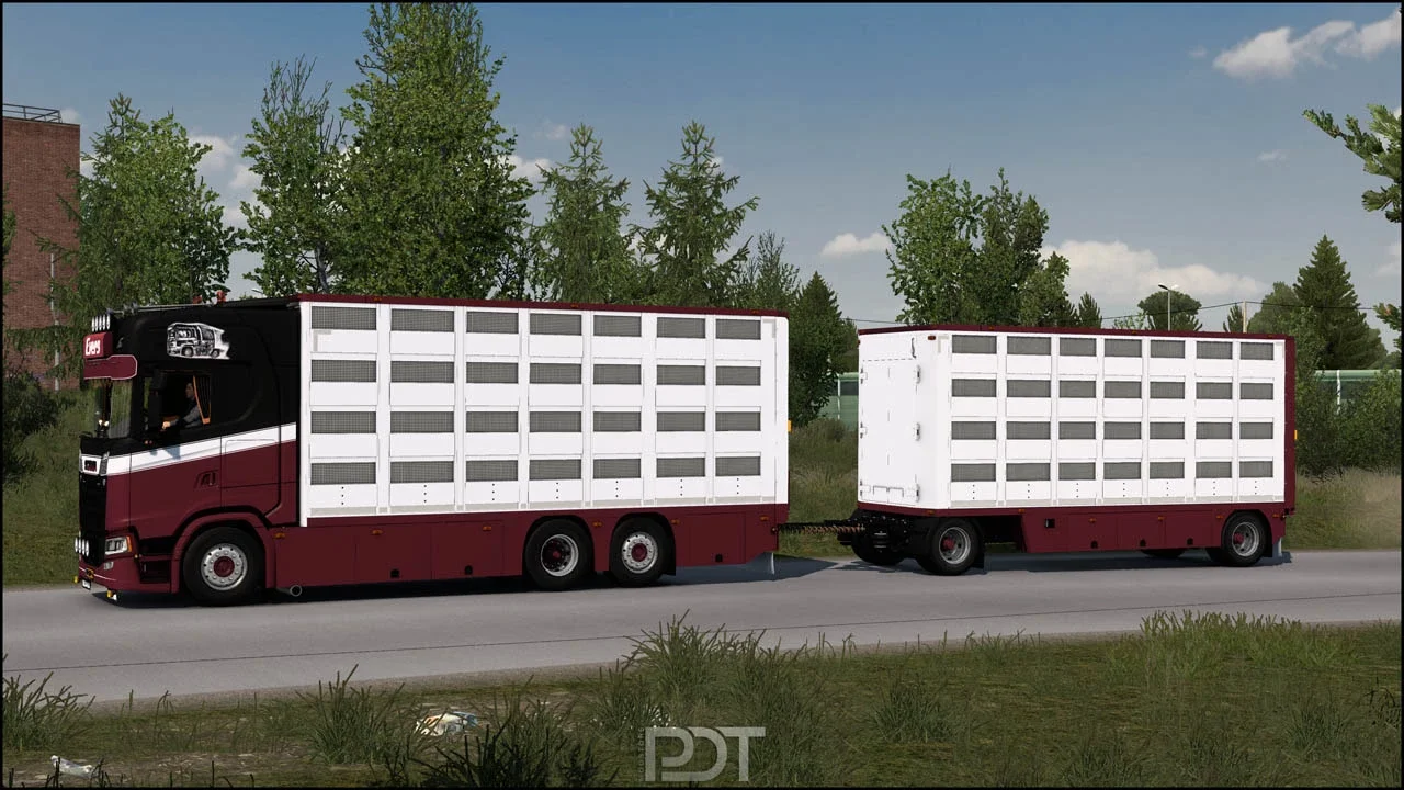 Scania S500 + Trailer Evers Transport v13