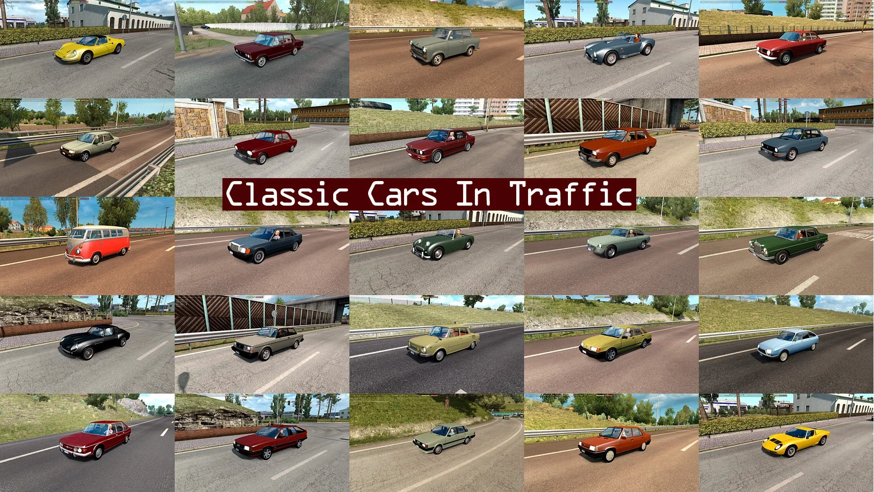 Classic Cars Traffic Pack v11.6.12