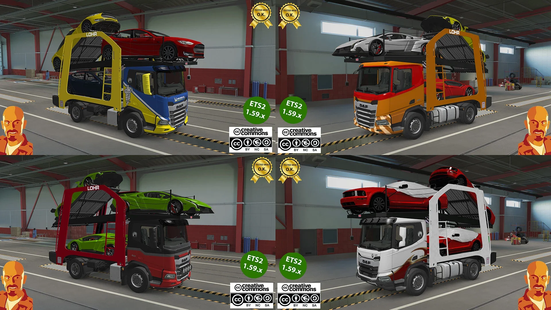 DAF XD CAR TRANSPORTER v2.0