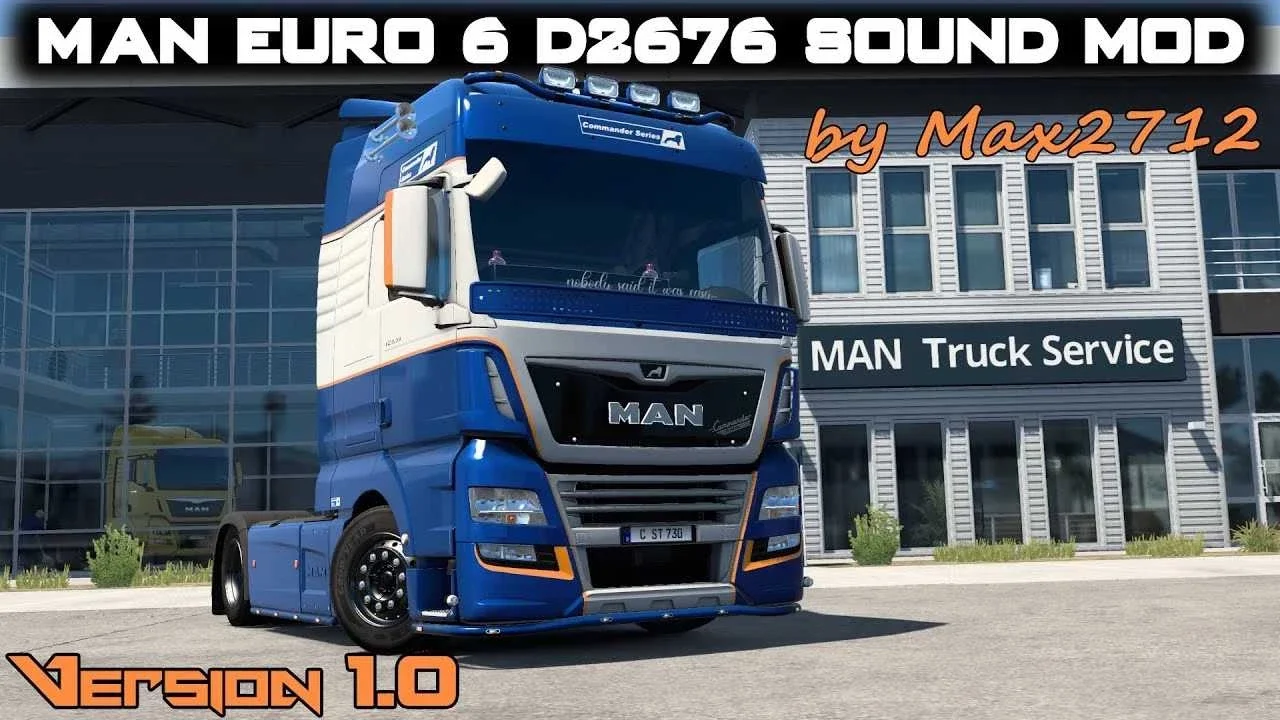 MAN Euro 6 D2676 sound v1.0