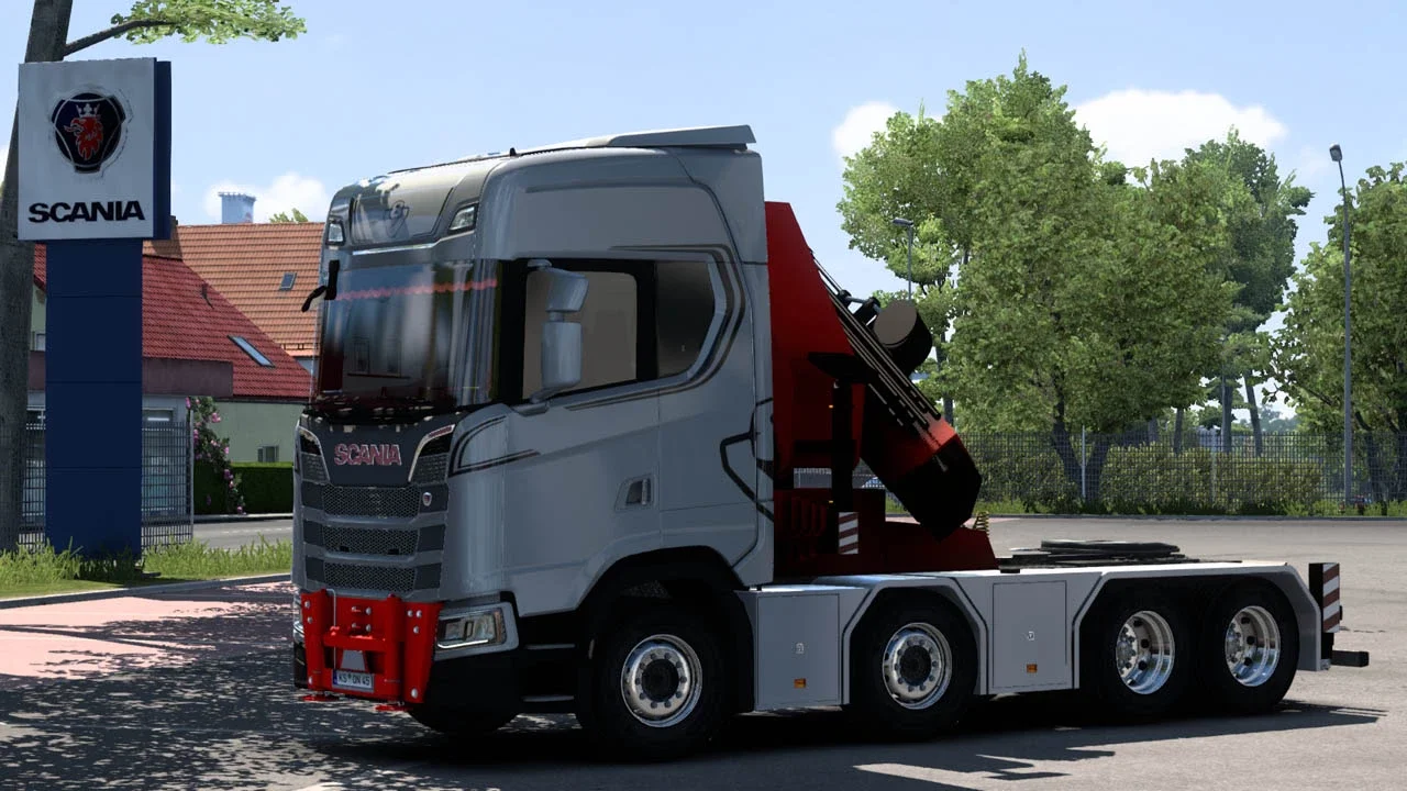 Scania NG PGRS Crane Chassis ADD-On 4