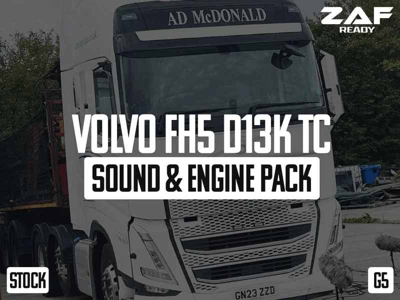 Volvo FH5 D13K500TC Sound Engine Pack G5 v1.2