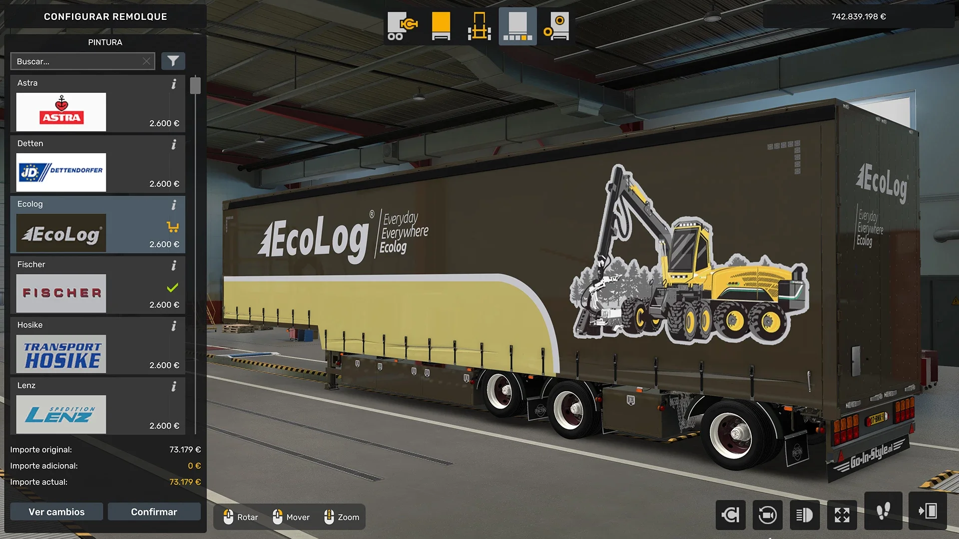 PACTON JUMBO CURTAINSIDE TRAILER v2.0 2