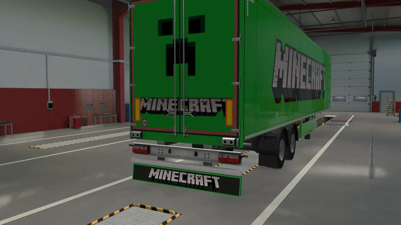 Minecraft Trailer Skin + Mudflap v1.0 2