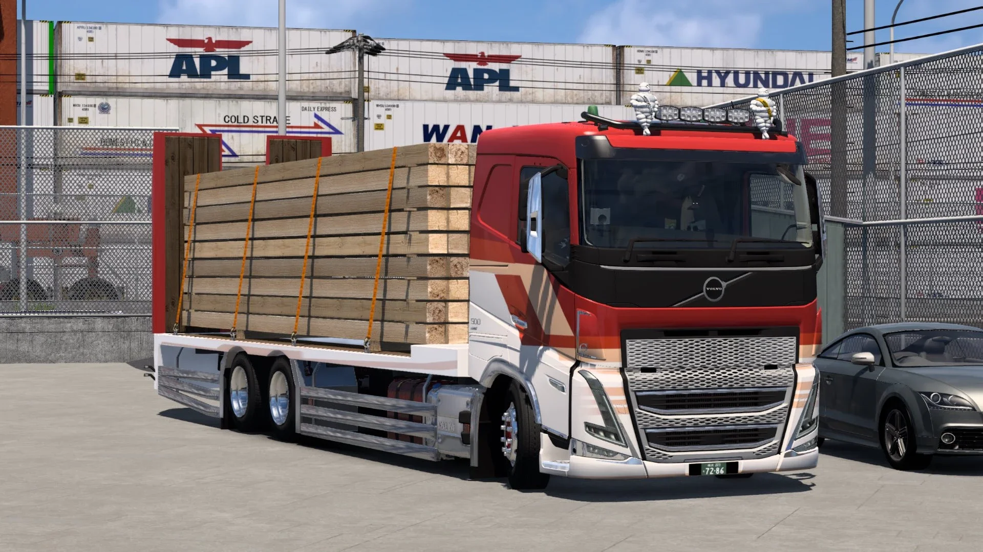 JAPAN STYLE VOLVO FH6 RIGID CHASSLS MOD