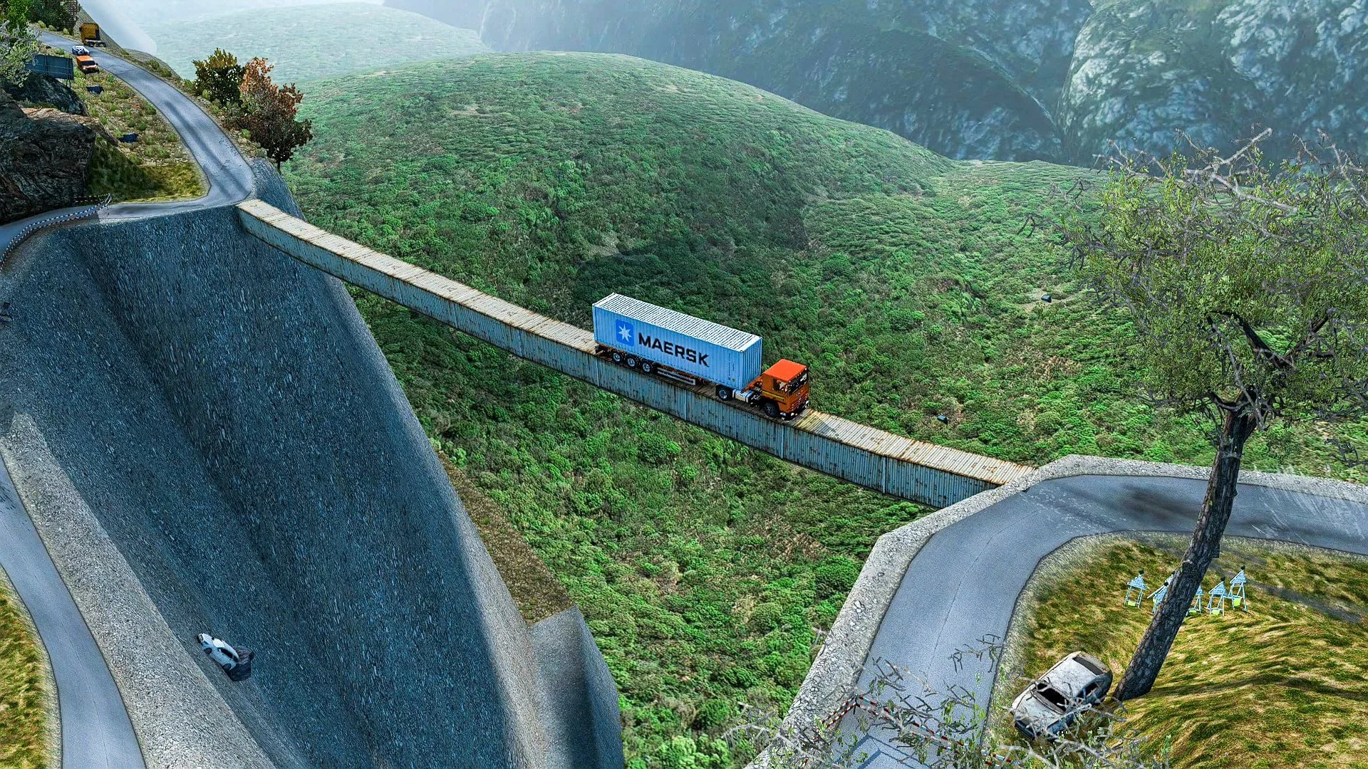 Dangerous Roads Map modand