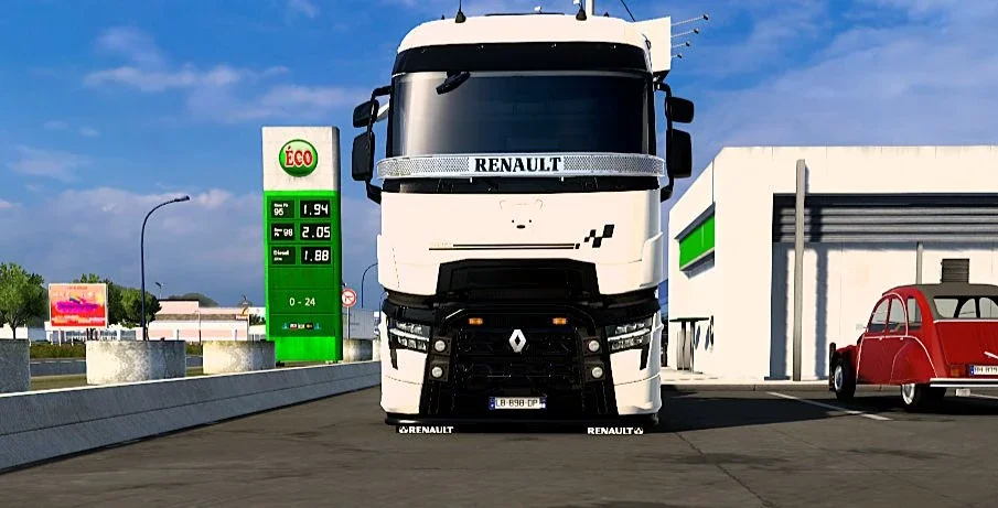 Renault T blue and cream skin v1.0 3