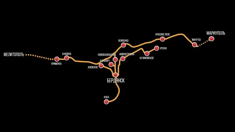 Map Berdyansk The Road to the Sea of ​​Azov v 0.7 5