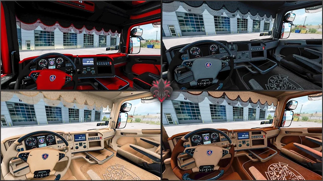 Scania RJL Interior Pack v1.5