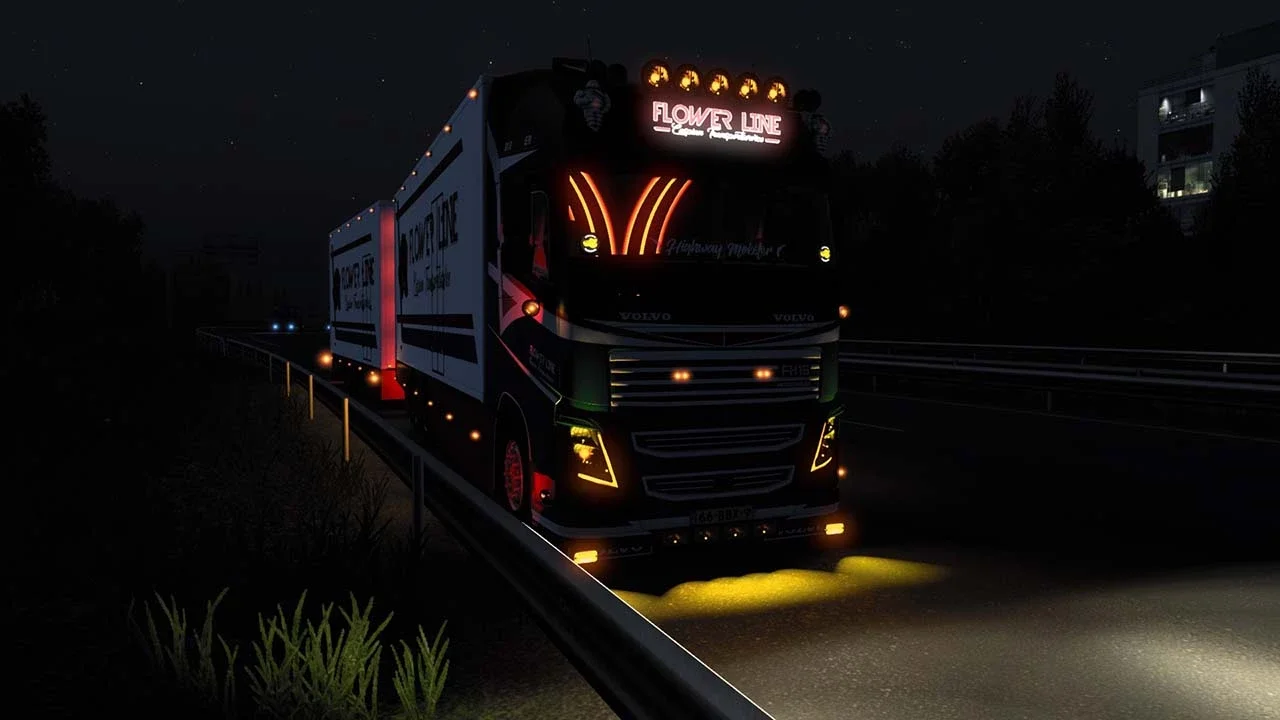 VOLVO FH16 FLOWER LINE + BDF TRAILER v6.0.X 2