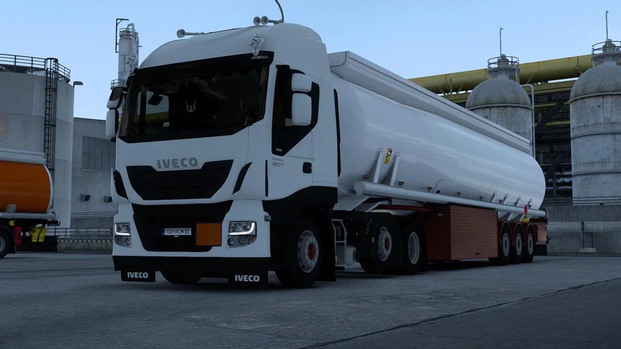 Iveco Stralis Hi-Way Interior Improved by Krislav v1.0 2