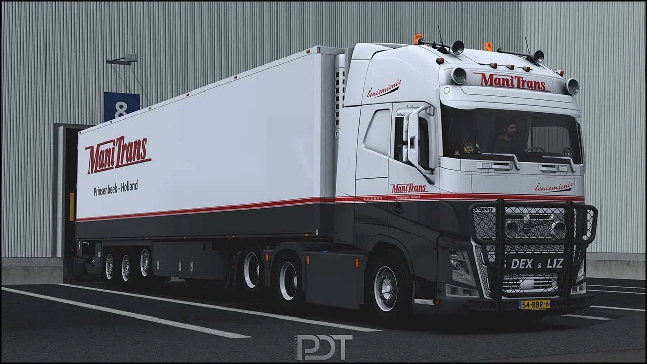 Volvo FH12 + Trailer ManiTrans v 4.0 4