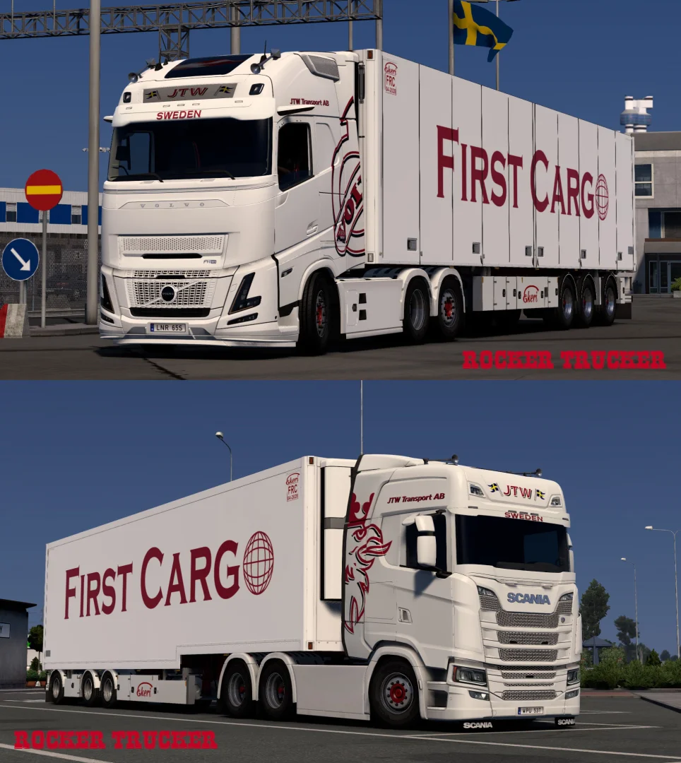 First Cargo/JTW Transport AB Skin Pack v1.0 3