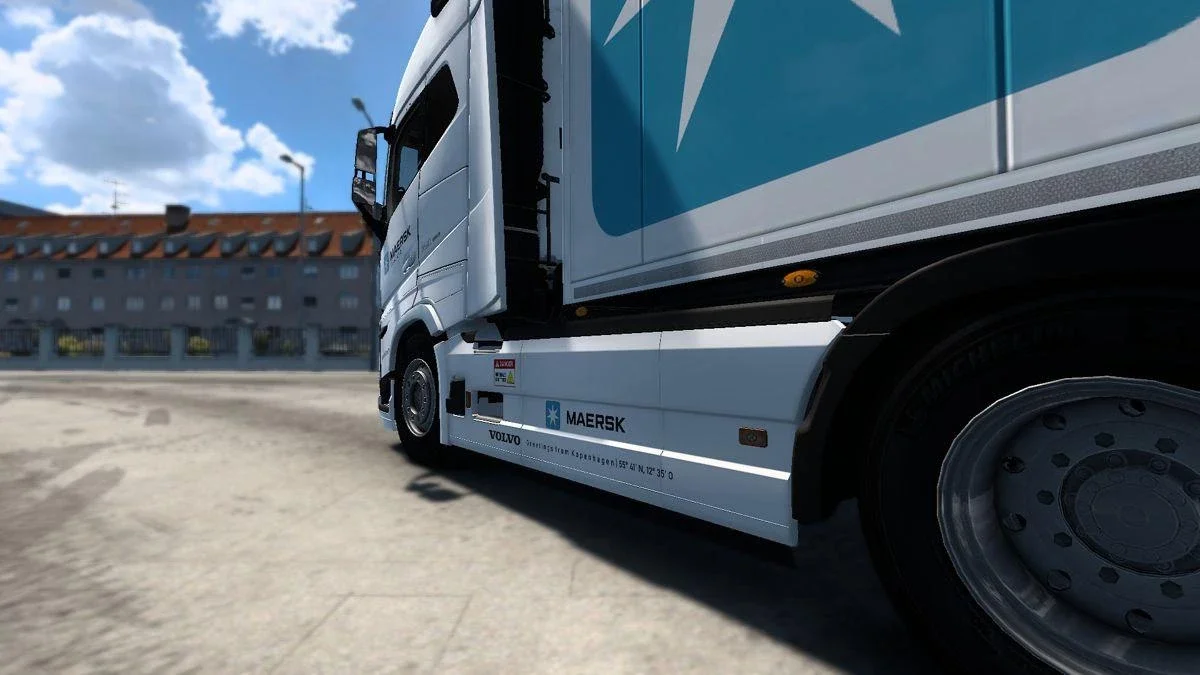 VOLVO FH16 2020 Maersk Design Kopenhagen v1.0 3