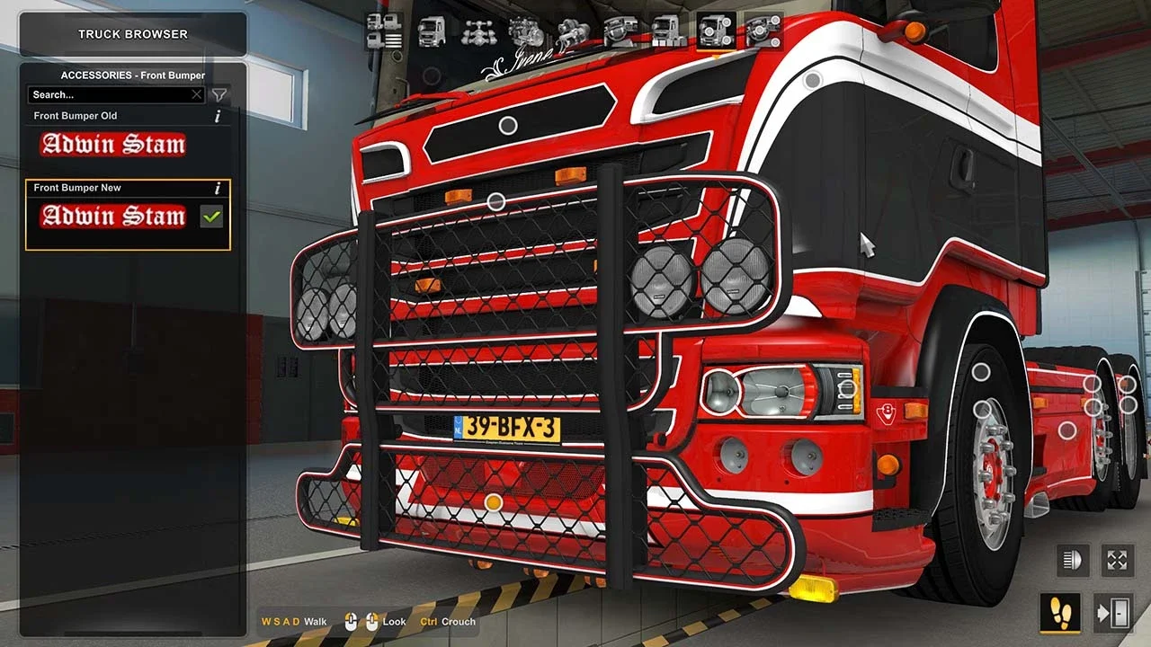 Scania R580 Adwin Stam + Trailer v7.2 3
