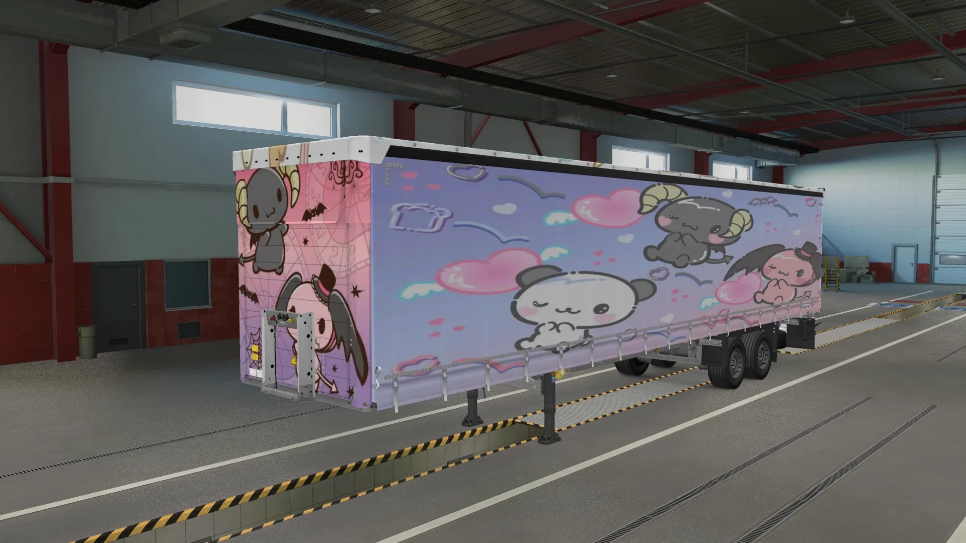 Cinnamoroll and Friends Paintjobs for S.CS Universal Trailer v1.0 2