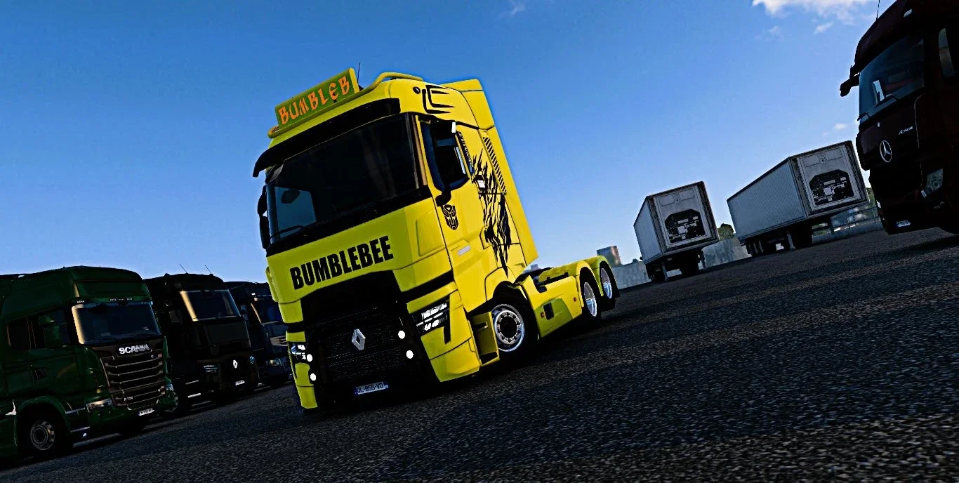 Renault T Bumblebee skin v1.0 2