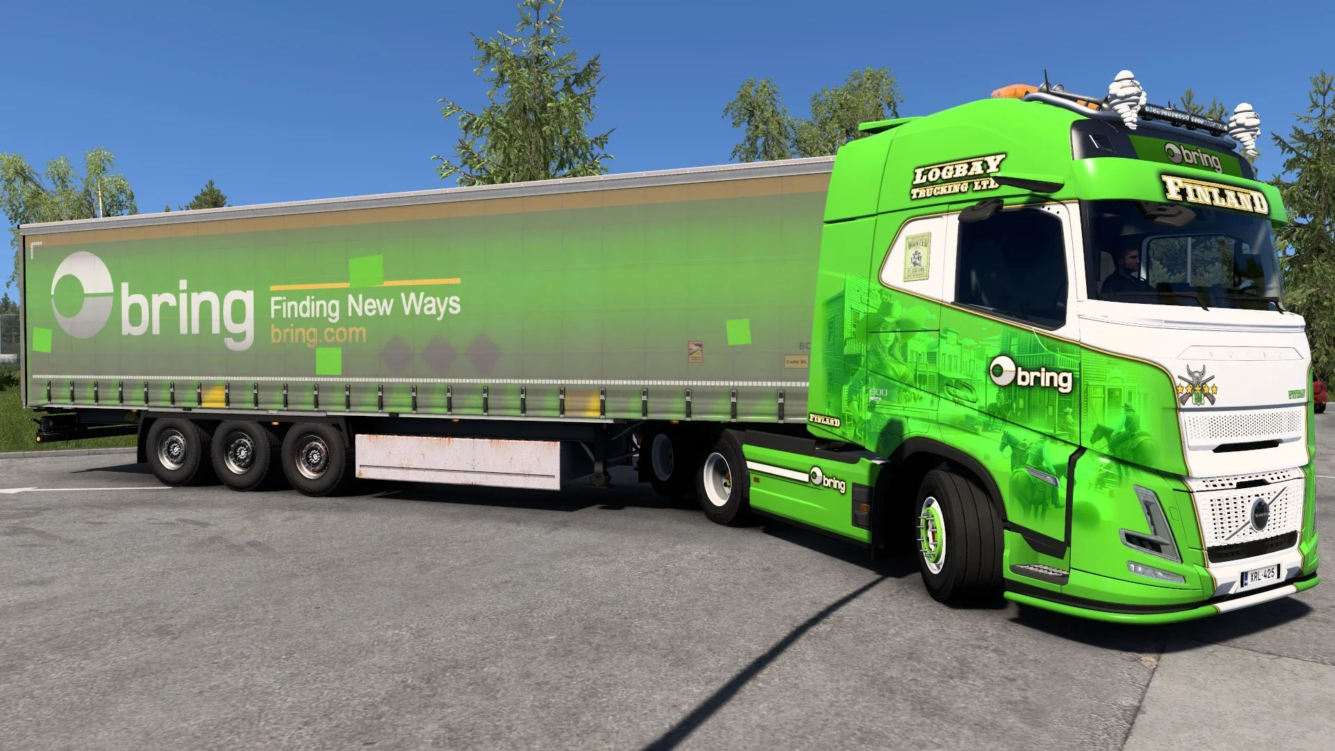 Logbay Trucking with Bring Skins v1.0 2