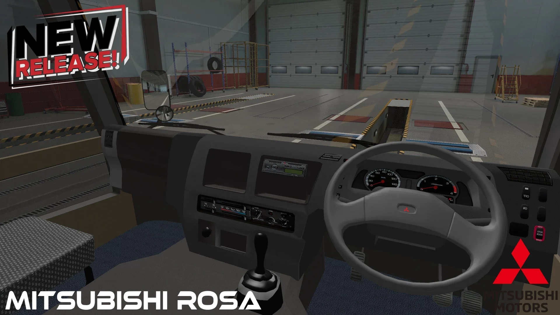 New Mitsubishi Rosa Minibus v1.0 5