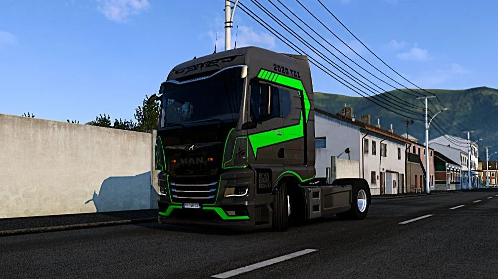 MAN TGX 2020 Green accent v1.0 2